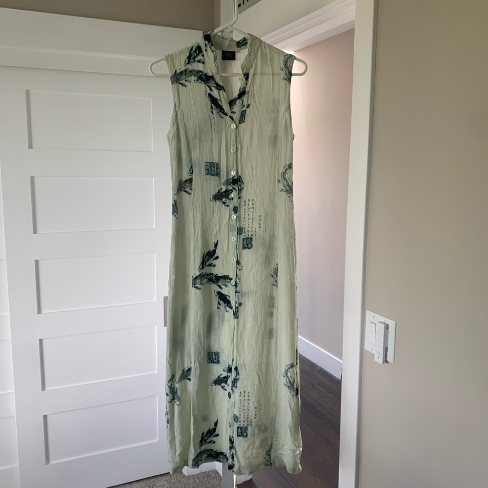 Sheer Vintage Midi Dress